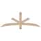 Ekena Millwork Alberta Smooth Timber Gable Bracket, Douglas Fir, 60"W x 22"H x 3 1/2"D x 3 1/2"F, 9/12 Pitch GBW060X22X0404ALB00SDF - alternate 1